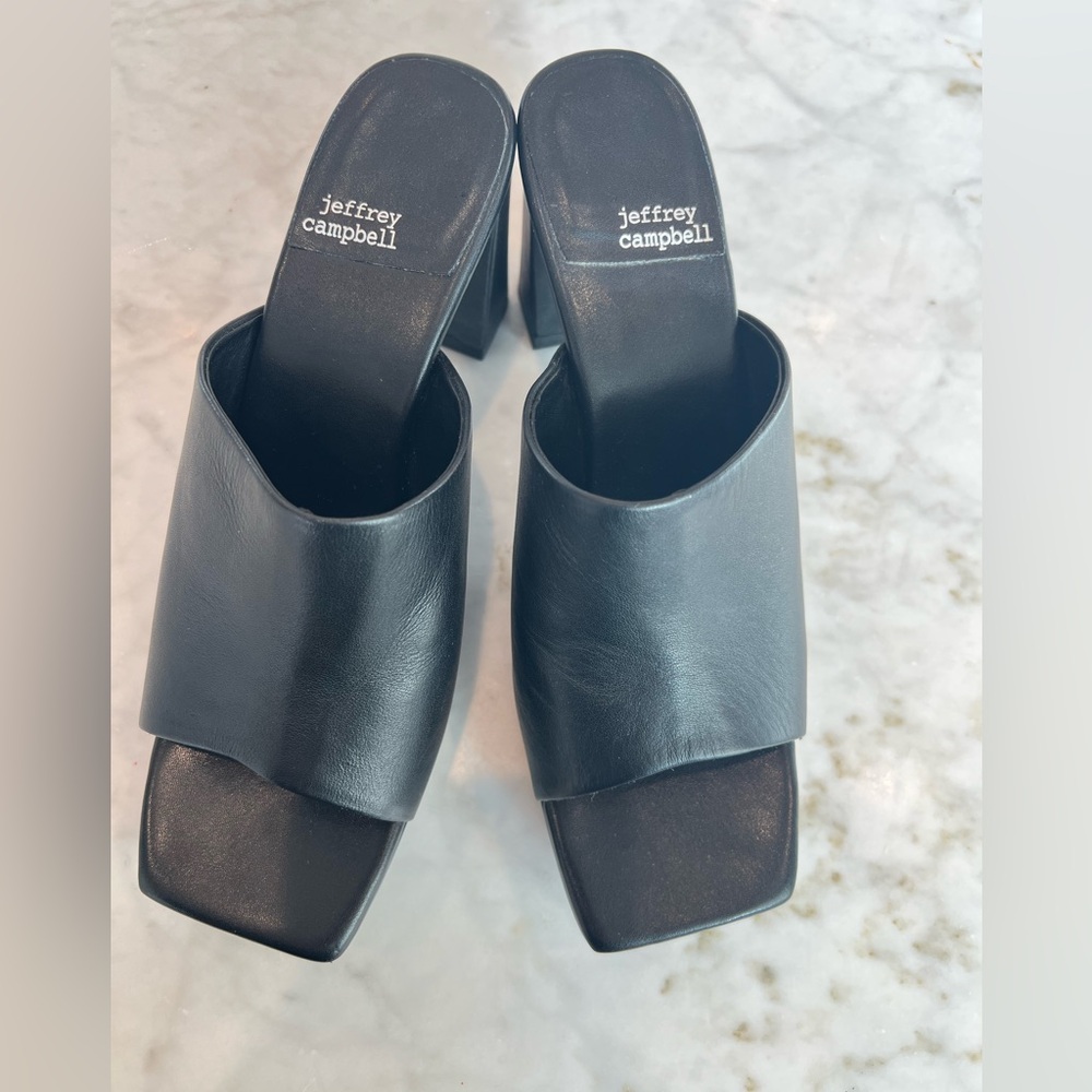 Jeffrey Campbell Caviar Platform Slide Sandal